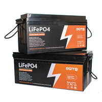 LiFePO4 Deep Cycle 12V 300Ah 6000+ Siklus BMS IP65 Tahan Air | Motor Trolling untuk Kapal Laut dan RV | Grup 24 27 31 Penggantian
