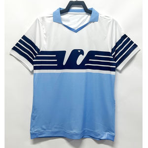 Camiseta Retro de Fútbol de Verano 2014/15 del Lazio, Uniforme de Manga Corta para Competencias de Clubes Europeos con Secado Rápido - Product Image 1