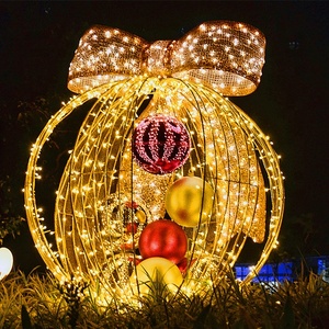 Lampu Natal Luar Ruangan Besar LED Bentuk Bola untuk Dekorasi Pusat Perbelanjaan, Jalan, Hotel, dan Taman - Product Image 1