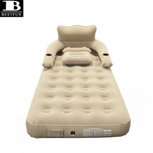 Matelas pneumatique multifonctionnel 3-en-1, portable, <span class=keywords><strong>empilable</strong></span>, connectable, <span class=keywords><strong>lit</strong></span> d'air double pour 4 personnes, pour le camping en plein air, pour les invités - Product Image 5