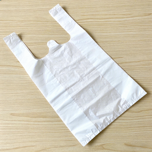 Bolsa <span class=keywords><strong>de</strong></span> Camiseta Desechable <span class=keywords><strong>de</strong></span> HDPE/LDPE con Asa Tipo Chaleco, Bolsa <span class=keywords><strong>de</strong></span> Compras para Supermercado, para Empacar Frutas y Verduras - Product Image 1