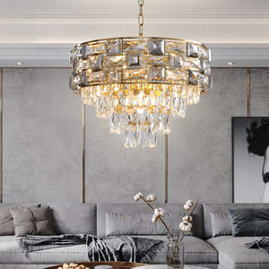 الحديثة تصميم داخلي شنقا الصينية درج كريستال أضواء الثريا اعبا اساسيا - Product Image 1