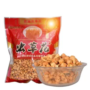 Bei chong cao natural raw mushroom Not Extract good price dried Cordyceps militaris fruiting body for sale
