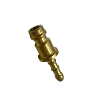 Raccord rapide en laiton de type Euro Mini avec raccord cannelé pour tuyau, personnalisable OEM pour outils pneumatiques