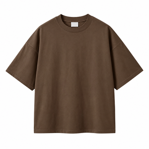 Custom <b>Washed</b> Boxy T Shirt Supplier Vintage Style Cotton Fabric <b>for</b> Streetwear Collections and Modern Casual Fashion - Product Image 5