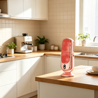Ventilateur de bureau USB mini portable personnalisable en gros, 800mAh-1000mAh, silencieux, forte puissance, pour étudiants et activités extérieures