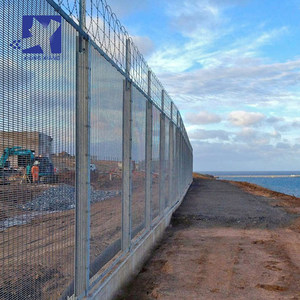 Valla Curva Anti-Escalada 358 de Acero Galvanizado con Revestimiento de PVC, Diseño Moderno <span class=keywords><strong>para</strong></span> Parques, Jardines, Seguridad Residencial y Comercial - Product Image 2