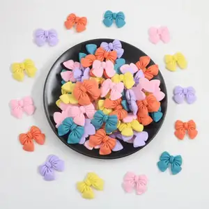 Bán Buôn Phụ Kiện Tự Làm Nơ Nhựa Resin Mini Kẹp Tóc Vật Liệu Làm Trang Sức Mặt Dây Chuyền Trang Sức Nơ