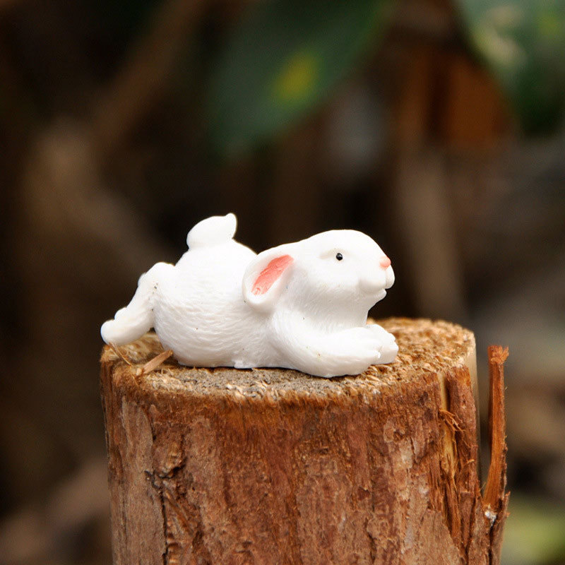 Best Selling Easter Bunny Rabbit Statuette - Spring White