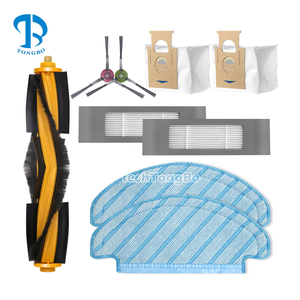 Kit de herramientas de limpieza para el hogar apto para <span class=keywords><strong>Ecovacs</strong></span> N10 <span class=keywords><strong>Plus</strong></span>, piezas de Robot aspirador, cepillo lateral principal, filtro Hepa, mopa, bolsa de polvo - Product Image 1