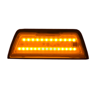 Lumière de travail LED bicolore dimmable DC12V IP67 blanc/ambre, éclairage à 45 degrés, durée de vie de 50 000 heures, pour barre de toit 4x4