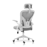 Çok Fonksiyonlu Ayarlanabilir PU Deri Döner Tam Fileli Ofis Koltuğu Yüksek Sırtlı Konforlu Ergonomik Ofis İçin