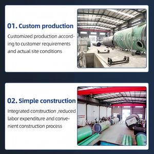 Stazione di Pompaggio Prefabbricata in FRP Integrata per Uso Domestico, Usata, con Componenti Principali Garantiti per 1 Anno, per Sollevamento Acque Reflue - Product Image 2