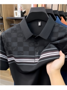 Polo d'été personnalisé pour homme, t-shirt <span class=keywords><strong>en</strong></span> <span class=keywords><strong>coton</strong></span> de haute qualité, manches courtes, <span class=keywords><strong>piqué</strong></span>, polos de golf pour homme avec votre logo - Product Image 5