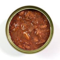 Nourriture humide pour chat en conserve, thon et morue, riche en protéines, vente en gros, friandises pour animaux, nourriture humide naturelle sans céréales en gelée pour chats