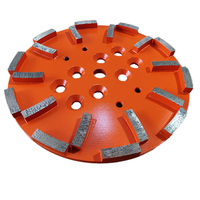 Disque de meulage abrasif en diamant D250 robuste pour béton et terrazzo, plaques de meulage pour ciment