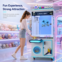 Máquina de garras plegable con diseño compacto para envío, máquina expendedora comercial de premios y juegos de grúa para parques de atracciones, centros comerciales y clubes