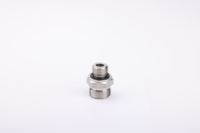 Adaptateur hydraulique BSP à filetage mâle en acier inoxydable forgé de haute qualité avec joint torique captive, plaqué zinc blanc, haute pression