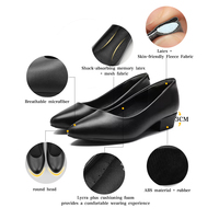 Chaussures professionnelles personnalisées pour femmes, en cuir, imperméables, respirantes, pour le personnel hospitalier, l'aviation, l'hôtellerie, les managers, printemps automne
