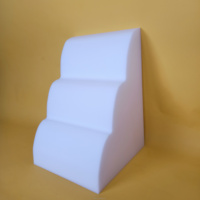 Escaliers pour animaux de compagnie Marches pour chiens Petit lit Échelle antidérapante Amovible et lavable Chat Chevet Canapé Fournitures
