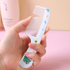 Juego de Peines de Cola Puntiaguda con Diseño de Dibujos Animados, de Plástico, para Masaje y Peinado, Portátiles para Viaje, con Diseño Impreso - Product Image 4