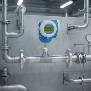 เครื่องวัดอัตราการไหลของก๊าซแบบคอริโอลิส รุ่น Promass 83F ของแท้จาก E+H ตัวเครื่องทำจากสแตนเลส 316L ความแม่นยำสูง 0.1% มี OEM ให้บริการ - Product Image 1
