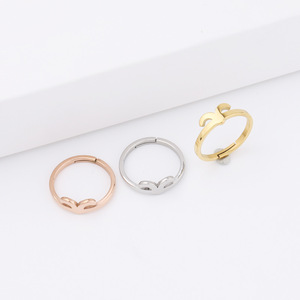 Haute Poli 18K Plaqué Or Bijoux Réglable 12 <span class=keywords><strong>Horoscope</strong></span> Signe Étoile En Acier Inoxydable Zodiaque Anneaux Pour Femmes Hommes - Product Image 3