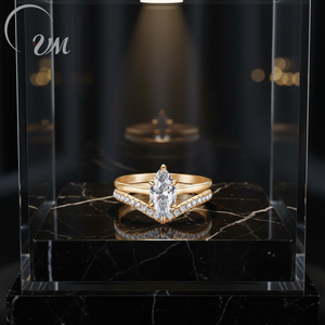 Bague en argent plaqué alliage avec zircon, motif cœur, élégance romantique, cadeau de mariage ou de fiançailles personnalisé pour femme, par UM JEWELRY - Product Image 4