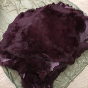 Piel de conejo <span class=keywords><strong>chinchilla</strong></span> gris de Shandong, China, teñida para prendas de vestir, piel de conejo <span class=keywords><strong>chinchilla</strong></span> gris - Product Image 1