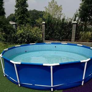 Estanque de Peces Redondo Portátil de PVC con Soporte de HDPE, <span class=keywords><strong>Piscina</strong></span> de Lona para Camarones y Peces, <span class=keywords><strong>Piscina</strong></span> Montada en el Automóvil - Product Image 4