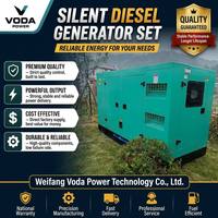 Generator Diesel Cummins 80KW 100KW Tipe Silent untuk Industri, Genset FUJIAN SHENZHOU, Alternator 50Hz/60Hz 100%