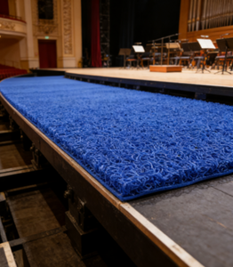 <span class=keywords><strong>Tapis</strong></span> en <span class=keywords><strong>caoutchouc</strong></span> <span class=keywords><strong>antidérapant</strong></span> pour les plateformes de scène et les plateformes élévatrices des orchestres dans les théâtres, 3 mm d'épaisseur, néoprène rembourré, usage intérieur - Product Image 1