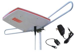 Mô hình. Dae-100c hdtv kỹ thuật số fm VHF UHF ngoài trời sở hạ tầng- màu đỏ từ xa- kiểm soát xoay ăng-ten DVB-T2/ISDB- t/ATSC - Product Image 2