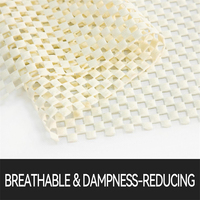 Tapis antidérapant en PVC, matériau non toxique, sous-couche de tapis sûre, protection antidérapante pour le sol, tapis de protection pour la maison