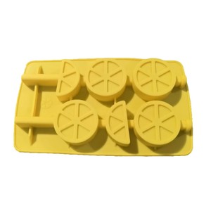 Lemon Slice Ice Mold Silicone 19x11.2x2.3cm Easy Release For Home Use - Product Image 1