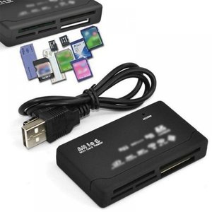 Zoskala HT-02A Lettore di Schede Mini All-in-One Supporta <span class=keywords><strong>SD</strong></span>/<span class=keywords><strong>MMC</strong></span>/XD/CF USB 2.0 Full Speed in Plastica Resistente per Fotocamera/Tablet/DVR - Product Image 3