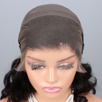 Pelucas de Lujo con Encaje Frontal HD 13x6, Rizado Ondulado, 100% Cabello Humano Virgen, Pre-Desplumadas, Nudos Decolorados, Sin Pegamento