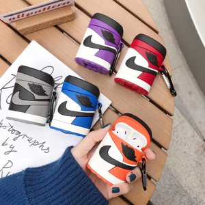 Sneaker <span class=keywords><strong>Chaussure</strong></span> Design Vacances Silicone Couverture D'air pod Cas D'écouteur pour <span class=keywords><strong>Airpods</strong></span> pro - Product Image 1