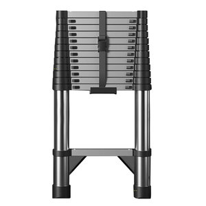 Dengyue Stainless Steel Telescopic <b>Ladder</b> Straight Type Safety Anti-Slip For Household And Engineering Use - Product Image 2