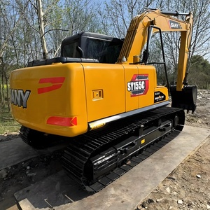 รถขุดใช้15Ton SY155H Sany ตีนตะขาบ95C Sany75C 125C 135C 155C 235C เครื่องจักรดั้งเดิม90% ใหม่ SY 155H 155 - Product Image 2