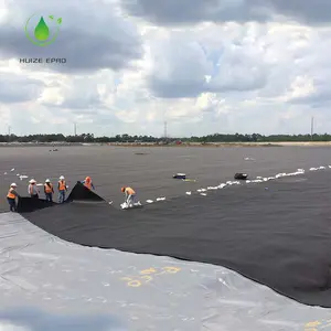 Горячая распродажа, поставка на заказ, геомембрана hdpe 1 мм 1,5 мм hdpe геомембранная прокладка для пруда 2,5 мм геомембранная прокладка для свалки