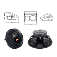 Haut-parleur de scène professionnel TM-12 de 12 pouces, 500 W RMS, enceinte de sol à deux voies pour spectacles et concerts