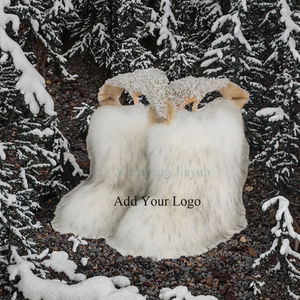 Nouvelles bottes de neige hautes 2026, bottes en laine à tige haute avec semelle intérieure chaude en PU - Product Image 2