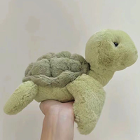Nouveauté Peluche lestée tortue douce Peluche Tortue verte Peluches Oreiller Vente en gros Simulation Tortue Peluche Jouet pour cadeau