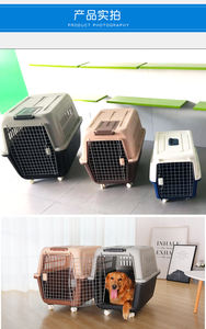 Fabriek Groothandel Draagbare <span class=keywords><strong>Plastic</strong></span> Huisdier Transportkooi Luchtvaartmaatschappij Kat En Hond Drager Poorten En Pennen - Product Image 6