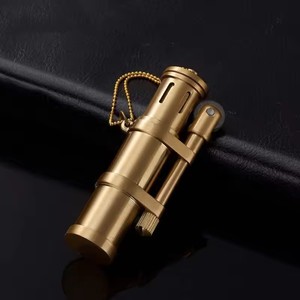 Briquet à kérosène de luxe créatif au design bronze vintage, vente en gros - Product Image 3