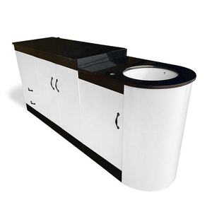 Island Center Medical Gabinete dental de acero inoxidable Muebles Tamaño personalizado con fregadero Gabinete de oficina dental - Product Image 1