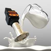 Transmetteur de pression intelligent LCD à affichage LED Ex Proof Flush Tri-clamp Milk Beer