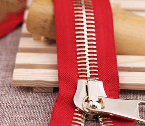 سحابات ملابس مستدامة، سحابات معدنية ذهبية قوس قزح، موردو سحابات الملابس، سحابات نحاسية عملاقة مقاس 20، 1000 قطعة - Product Image 3