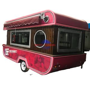 Camión de Comida, Remolque de Comida Móvil, Totalmente Equipado, Carritos de Comida Móviles para Exteriores, Cerveza, Helados, Café, Remolques de Comida Totalmente Equipados - Product Image 1